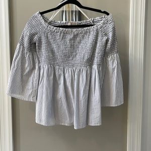 EUC Loft Off The Shoulder Shirt